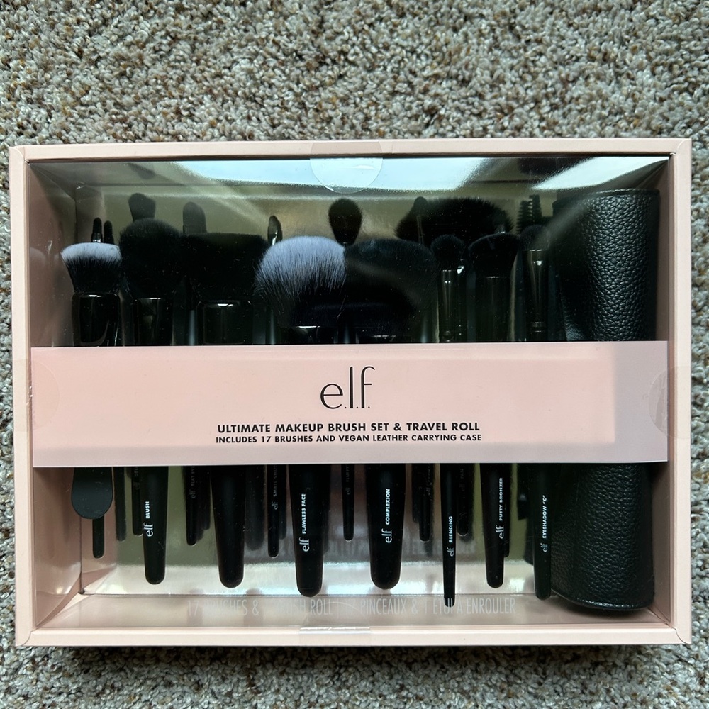 Elf-Ultimate Makeup Brush Set & Travel Roll - Picture 6 of 6